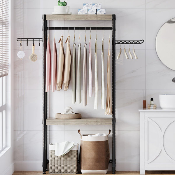 Homhougo Metal Free-Standing Laundry Room Organizer & Reviews | Wayfair