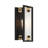  Hayward 1-Light Wall Sconce in Matte Black with Warm Brass Accents