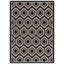 Tapis d'intérieur / extérieur à motif géométrique Deedrick-23234306