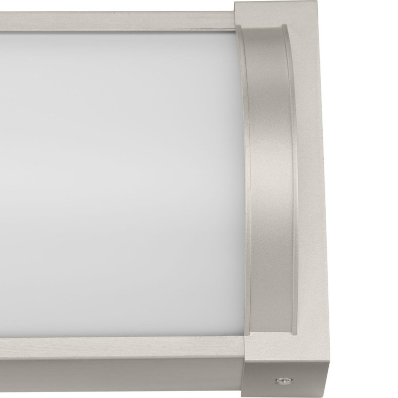 Éclairage de salle de bain 1 lumière DEL à intensité variable, Nickel brossé