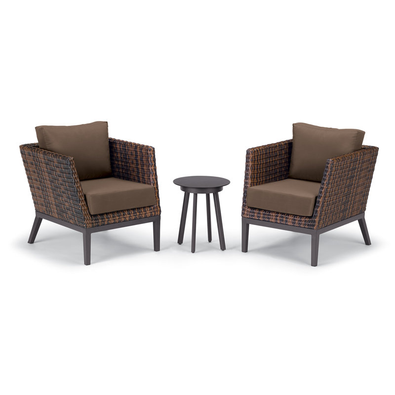 Salino Outdoor - Piece Conversation Set, Toast Nauticau