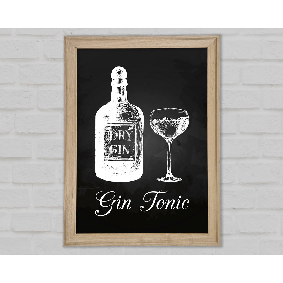 Gin And Tonic Over Ice 3 - Einzelne Bilderrahmen Kunstdrucke