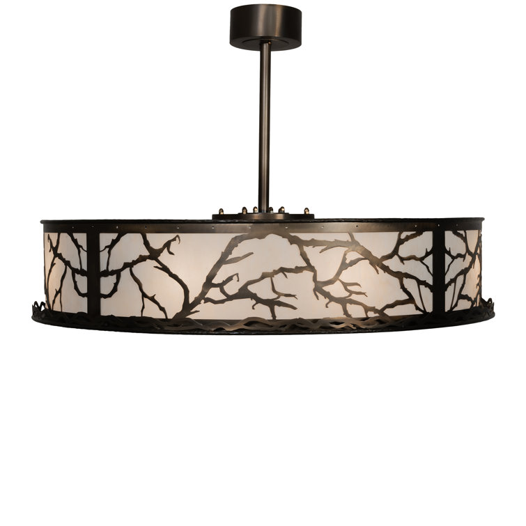 LED Drum Chandelier