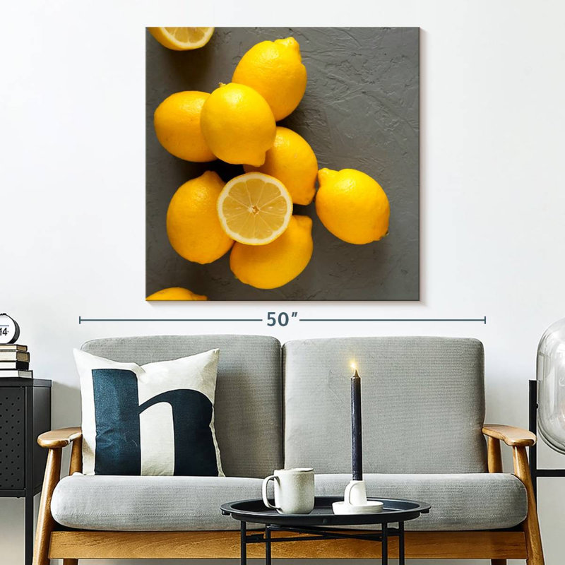Yarlin Meyer Lemons, 33" H x 33" W