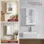 34cm x 53cm Surface Mount Mirror Cabinet-51384351