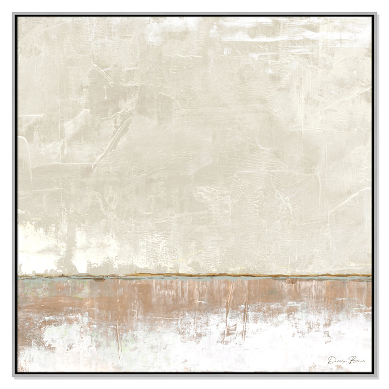 Delevan Better Days 2 - Floater Frame Print on Canvas, 46.5" H x 46.5" W, Silver