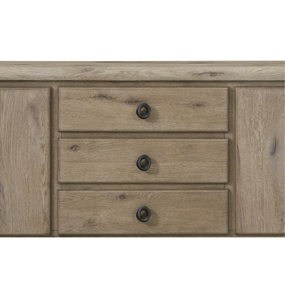 English Knotty Oak 84" Console