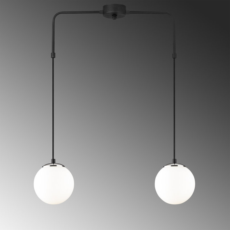 Shirley 2 - Light Black Sphere Pendant
