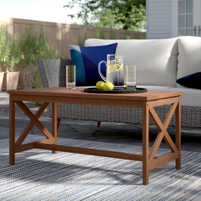 Abi-Jo Rectangular Outdoor Coffee Table , 45.2cm cm W 89.9cm cm D