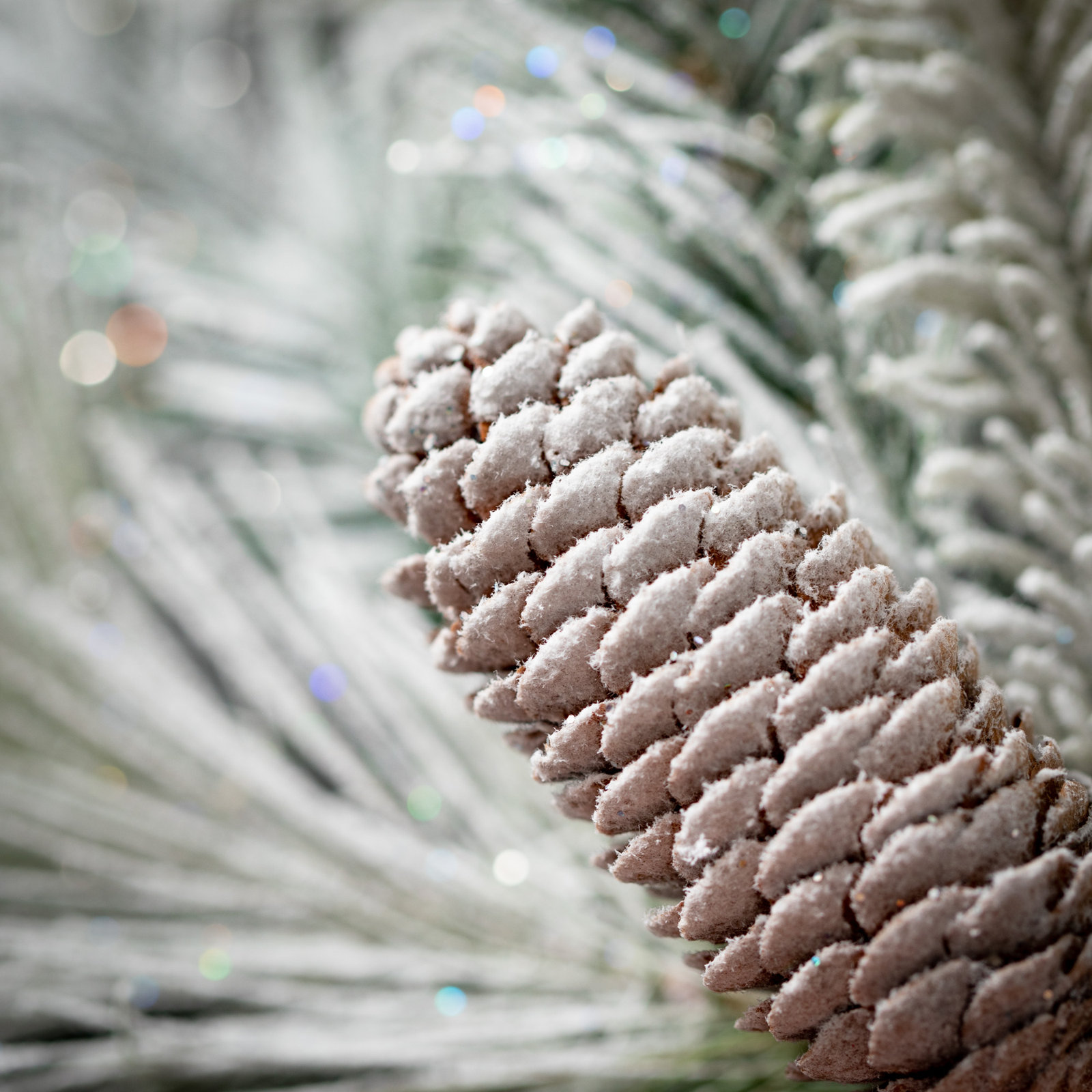 Faux Pinecone Swag