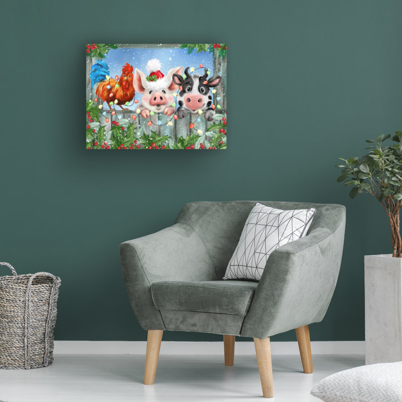 Art sur toile «ologicologic », H 14 po x l 19 po