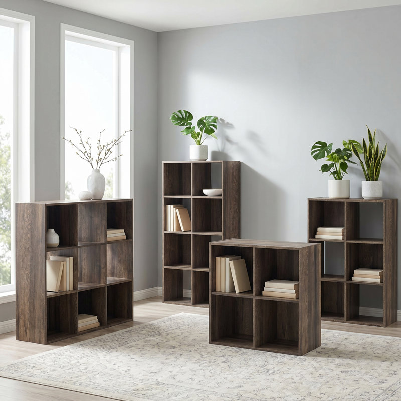 Organisateur 9 cubes, (3 tablettes) H 35,43 po x l 35,35 po x P 11,81 po