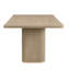 Table de salle à manger rectangulaire 84 po (emballage de 2 boîtes) - Naturel-130190125