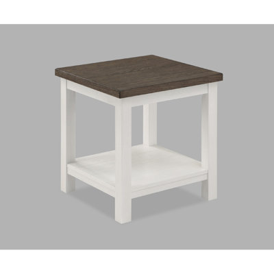 Table de bout en bois de style campagnard 1pc