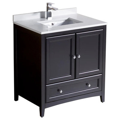 Fresca Oxford 30"" Free-Standing Single Sink Bathroom Vanity Base Only -  FCB2030ES