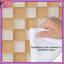 Édredon orange et blanc à carreaux-130505261
