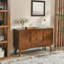 Buffet 47,3 po Mid-Century, 3 tiroirs, 2 portes pour le rangement - Standard