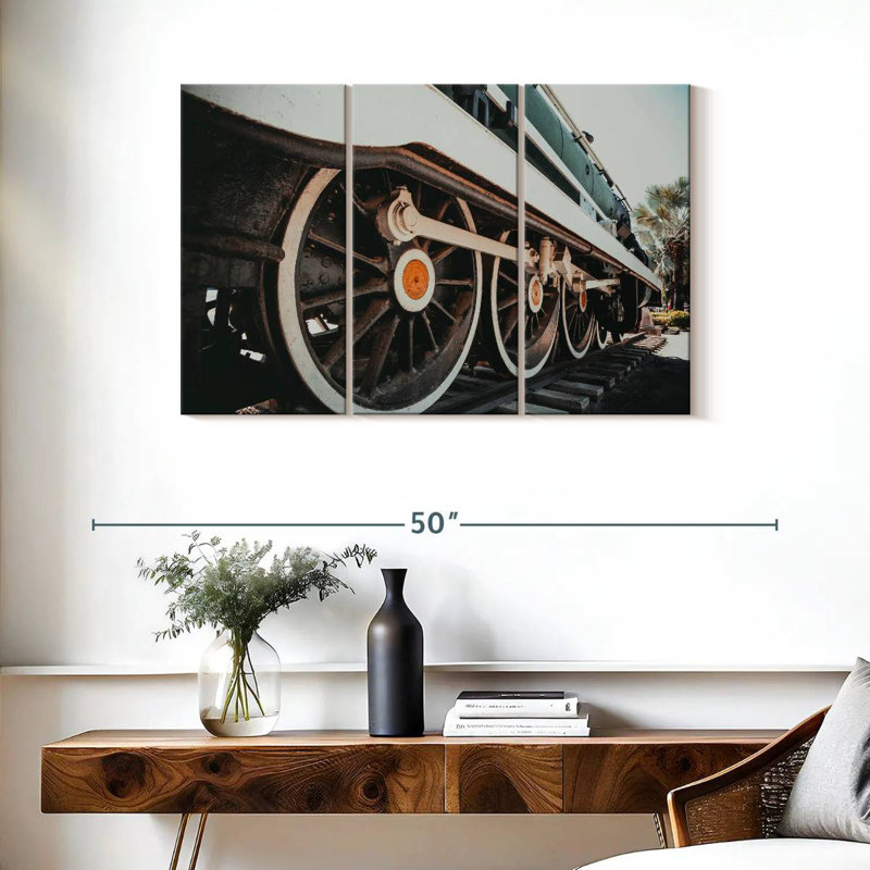 Mehar Old Train, 24" H x 38" W
