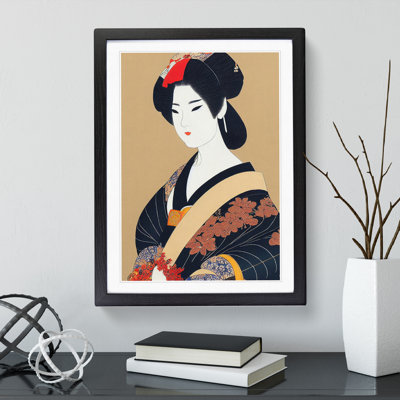 Classic Geisha No.3 - Single Picture Frame Print
