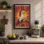 Radiant Horse Retro - Wrapped Canvas-67045744-67045759