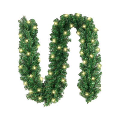 Christmas Rattan Decoration Encrypted Christmas Shop Window Decoration Christmas Tree Hanging With Lights