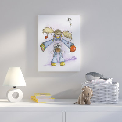 « little anges », art sur toile