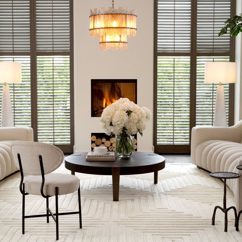 Breck Wool Geometric Area Rug, Rectangle 6'7" x 9'10"