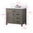 Ajiya 36" Single Bathroom Vanity Set-754156198-754156197