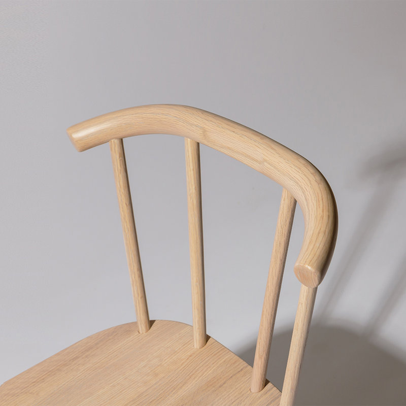 Studio Solid Wood Dining Chair, Oak Nature