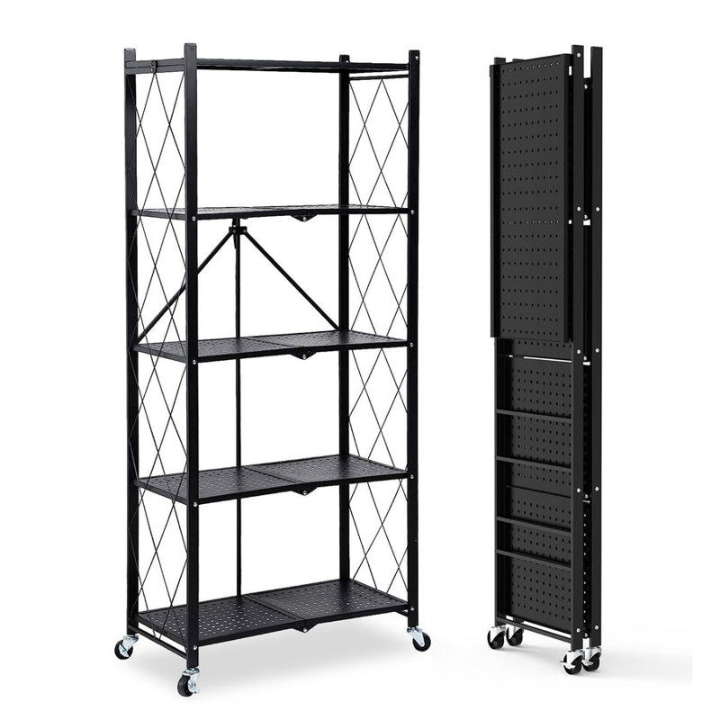 Caylin 38cm W Metal Height -Adjustable Shelving Unit