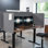 Ensemble de fixation complète à panneau d'intimité pour bureau de 60 po x 24 po