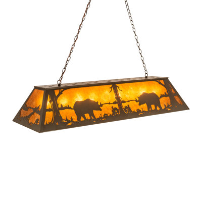 Bear at Lake 9 - Light Pendant