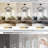 Delsen 2 - Light Dimmable LED Kitchen Island Square/Rectangle Chandelier