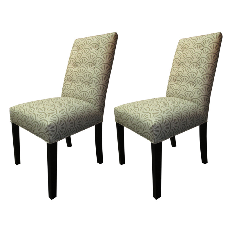 Upholstered Side Chair, Platinum