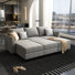 Canapé modulaire réversible en U