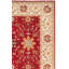 Tapis intérieur/extérieur rouge/ivoire crocheté à la main de style oriental Driffield-15996132