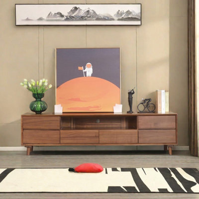 Solid wood furniture TV cabinet