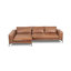 Houston Full Grain Leather Corner Sofa-1285552631-1285552625
