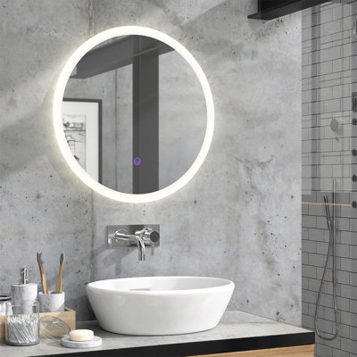 Nappanee Glass Flat Wall Mirror