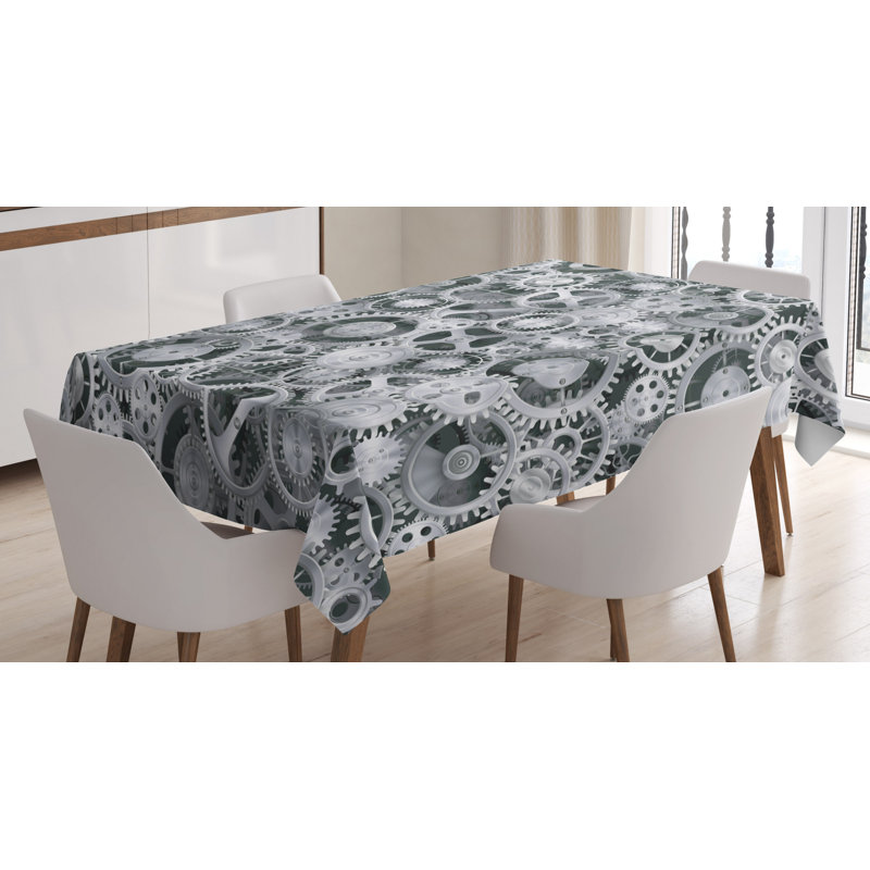 Clock Tablecloth, 70" L x 52" W