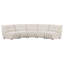 Canapé modulaire rembourré 5 pièces Oliver Ivory