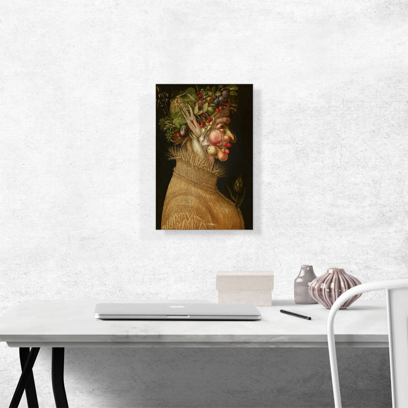 «Summer 1563» par Giuseppe Arcimboldo, impression sur toile tendue, H 18 po x l 12 po x P 0,75 po