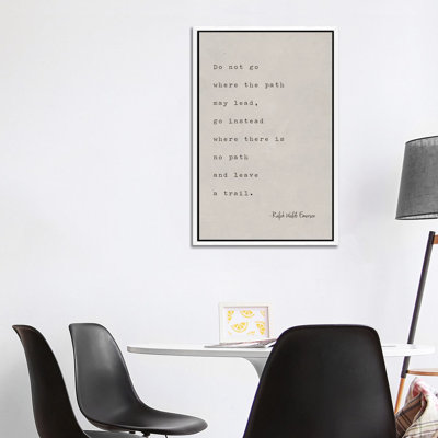 Emerson Quote - Print on Canvas