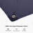 Delly 120'' x 156'' Rectangular Cantilever Navy Umbrella with Base and 360-degree Rotation-1862375081