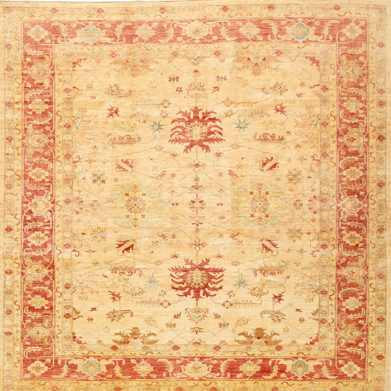 Cardy Oriental Indoor Rug, Square 8'