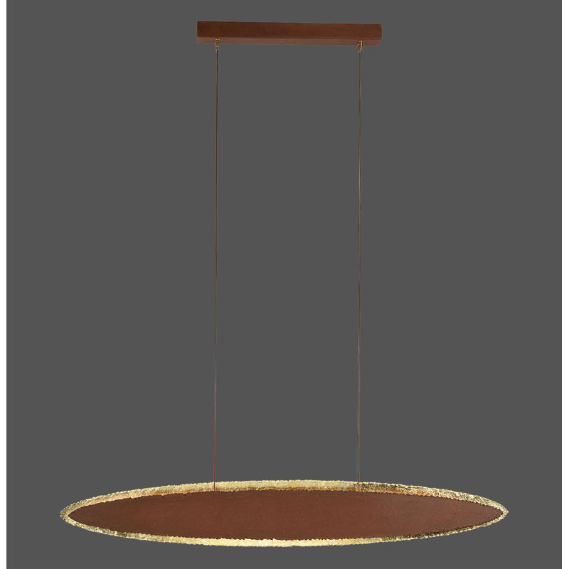 Maggie 1 - Light Rust Coloured LED Kitchen Island Pendant