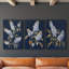 Floral Study Series - Ensemble de 3 toiles tendues avec châssis - Prêt à être accroché-107312503