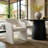 4 - Person Dining Table Sets With Round Table & 4 Upholstered Waterproof Chairs-1343173048