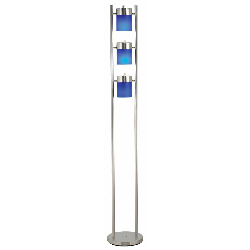 Elmet 65'' Novelty Floor Lamp, Blue