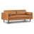 Napa 88.5'' Full-Grain Genuine Italian Leather Sofa-629881413